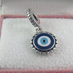 Pandora Evil Eye Protection Good Luck Charm (T9)